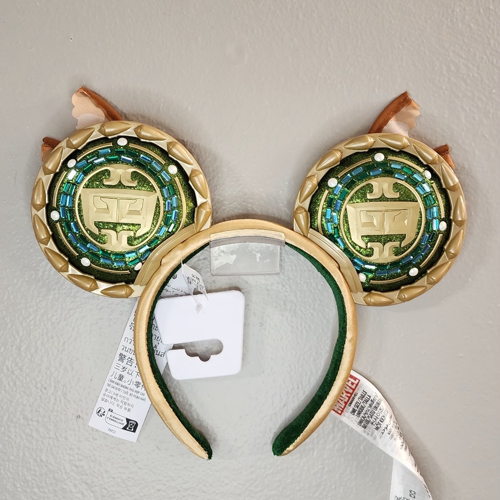 DISNEY Mickey Ears Headband Loungefly Marvel Black Panther Wakanda Forever NWT
